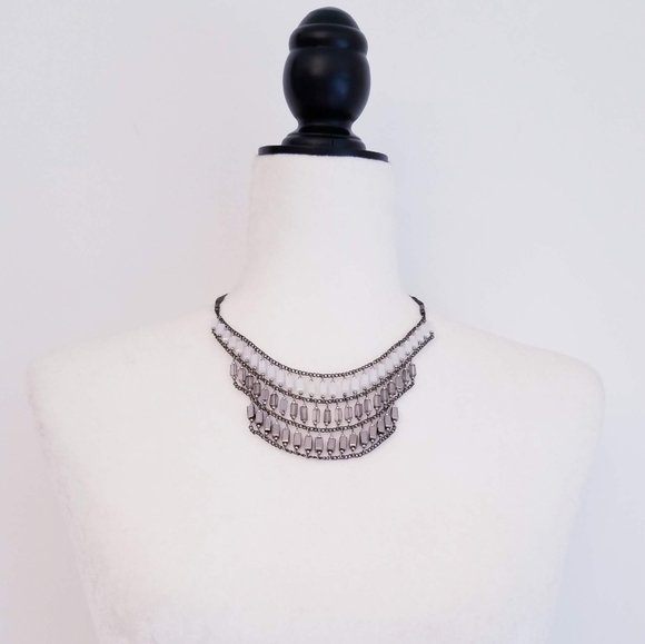 NAKAMOL Multi-Strand Bib Necklace - Picture 2 of 3